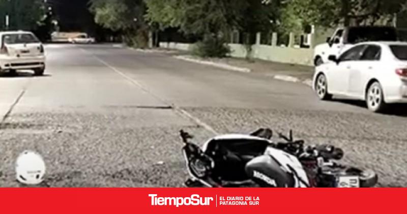 Un Motociclista Hospitalizado Tras Choque