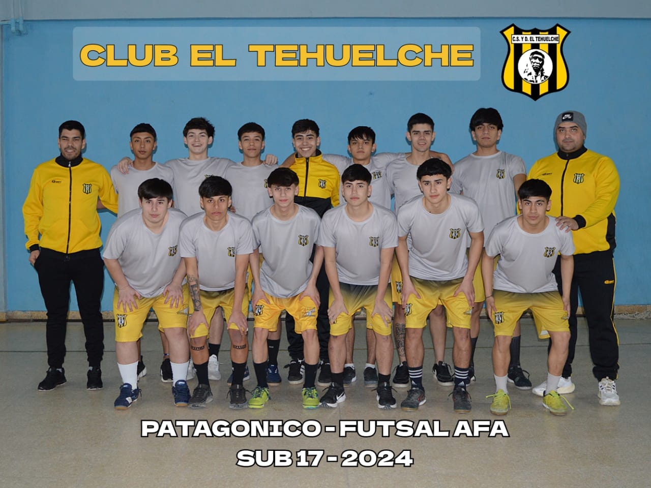 El plantel de El Tehuelche. FOTO: EL TEHUELCHE