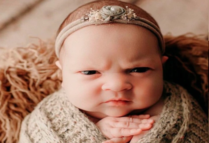 La Bebe Recien Nacida Que Hace Cara De Enojada Y Causo Furor En La Web
