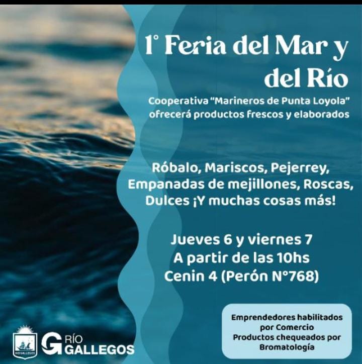 Con precios accesibles, comienza hoy la "Feria del Mar y del Río" en el