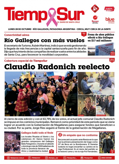 Tapa del diario