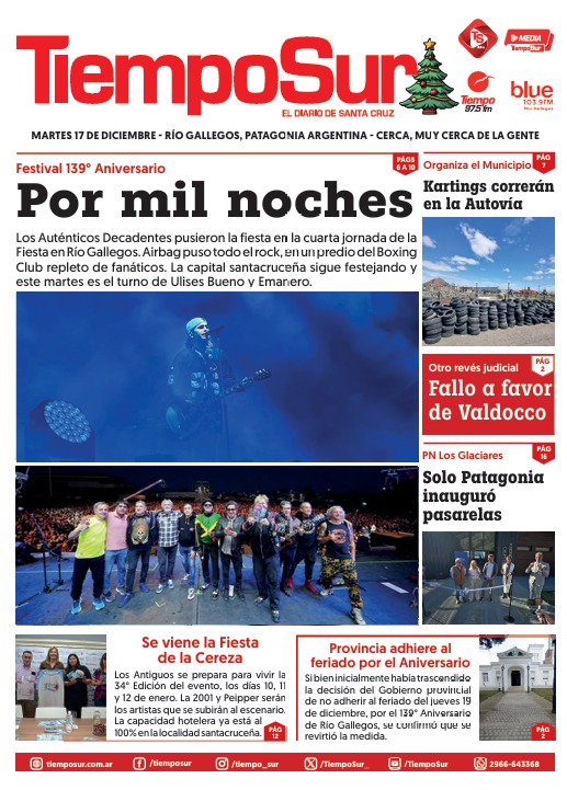 Tapa del diario