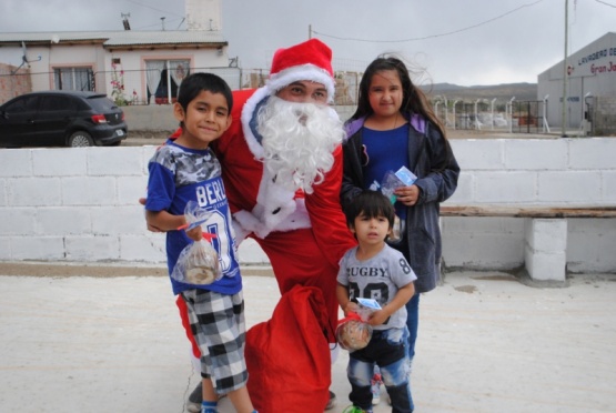 No faltó el espíritu navideño.