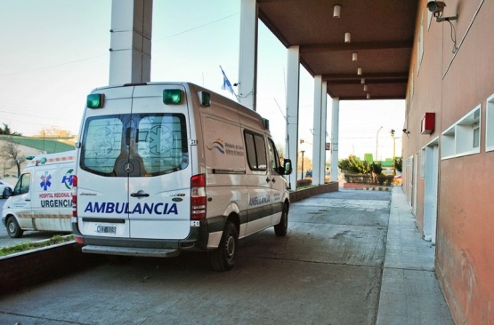 El pequeño debió ser asistido en el Hospital Regional.