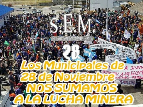 El SEM realiza colecta de alimentos para los mineros