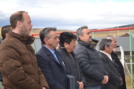 Acto realizado en Río Turbio.