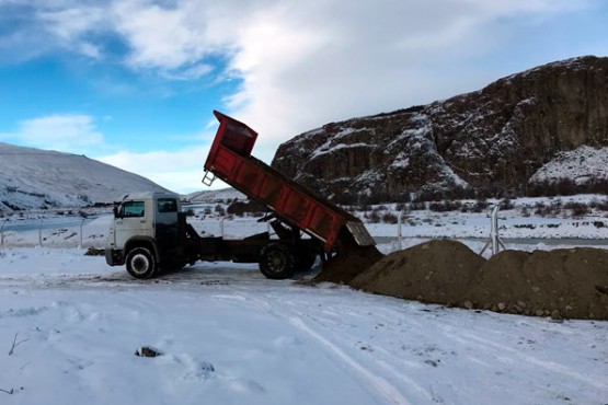 Comienzan los trabajos para traslada la usina en El Chaltén