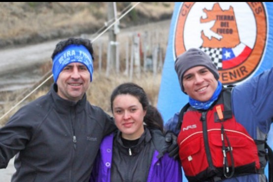 Santacruceños en el triatlón de invierno en Porvenir