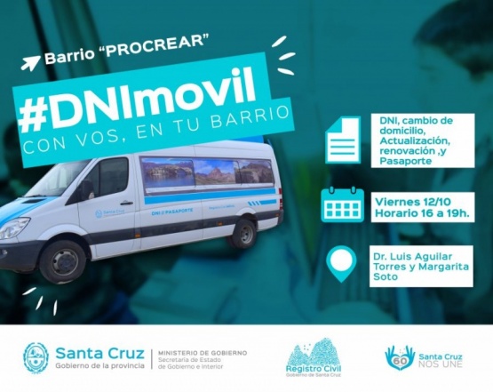 El DNI llega al barrio PROCREAR. 