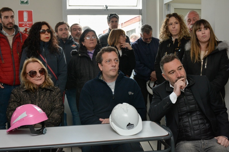 El Ministro de Economía estuvo en el acto.  