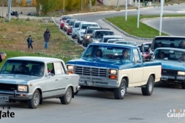 Los autos antiguos salen por cuarta vez a las calles de El Calafate