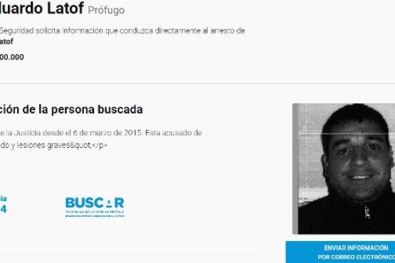 El programa BUSCAR mantiene vigente la recompensa de los sujetos acusados de un crimen en Río Turbio en 2015.