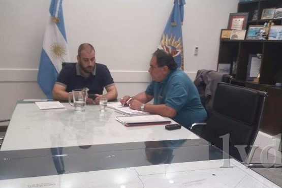 Primera reunión de 2019 entre el jefe comunal Facundo Padres y Julián Carrizo