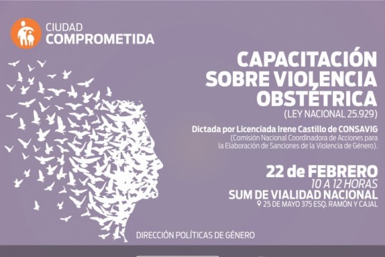 Se realizará capacitación sobre Violencia Obstétrica