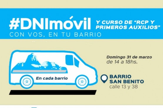 Tráiler de DNI y capacitaciones en los barrios 