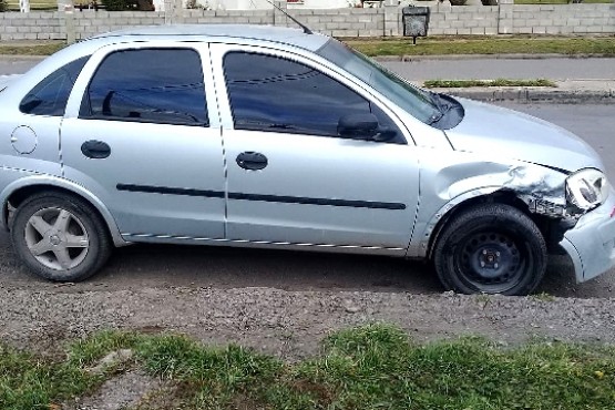 El Corsa fue secuestrado porque la alcoholemia le dio positivo al conductor. 