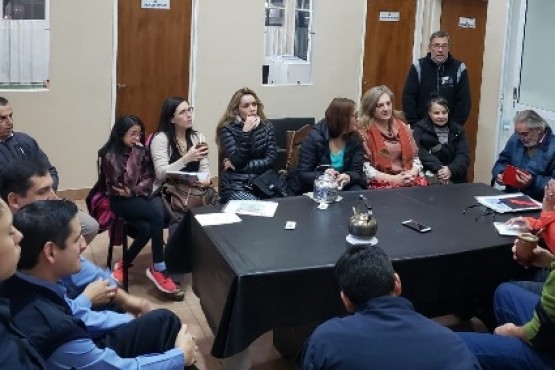 La reunión se realizó en la Comisaría Sexta. 