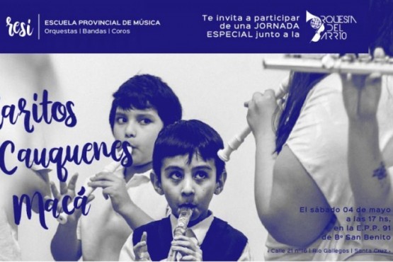 La Escuela de Música RE SI se presentará en el Barrio San Benito