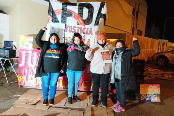 El festival artístico se realizó en la puerta de la Cámara en lo Criminal. (Foto: C.G.)