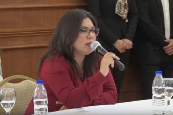 Nadia Astrada, secretaria de Estado de DDHH de Santa Cruz. 