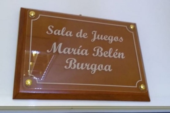 Nombraron “María Belén Burgoa” la Sala de Juegos de la OVD