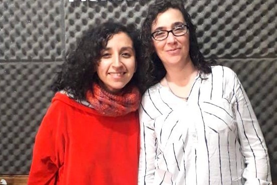 Marina Pérez, emprendedora y Verónica Rodas.