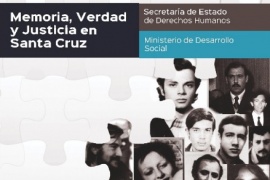 Derechos humanos: Capacitaciones y presentación de “Memoria, verdad y justicia en Santa Cruz”