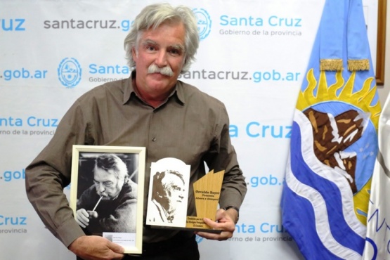 Esteban Bayer, ayer en la Mesa de Huelgas Patagónicas. (Foto: C. González). 