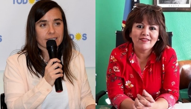 Kiernan y Bilbao, candidatas de Caleta Olivia y Las Heras.