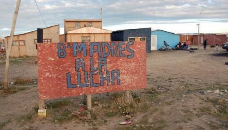 El ingreso al barrio Madres a la Lucha (foto archivo)