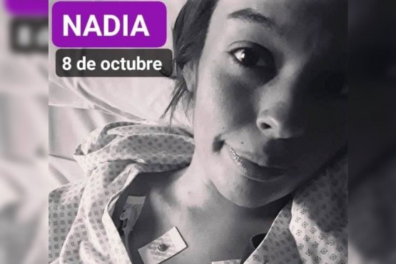 Nadia, la joven que necesita un trasplante. 