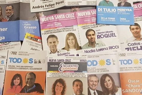 Boletas de las elecciones PASO 2019.