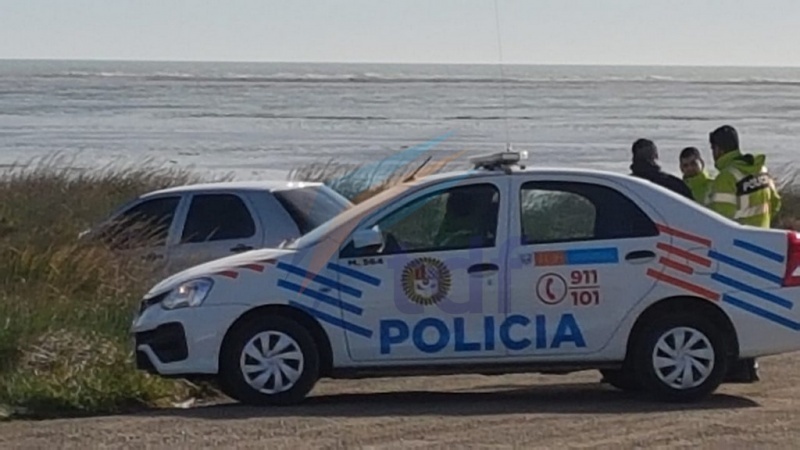 La policía arribó al lugar.