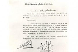 La Corte Suprema de Justicia desestimó el pedido de Castro