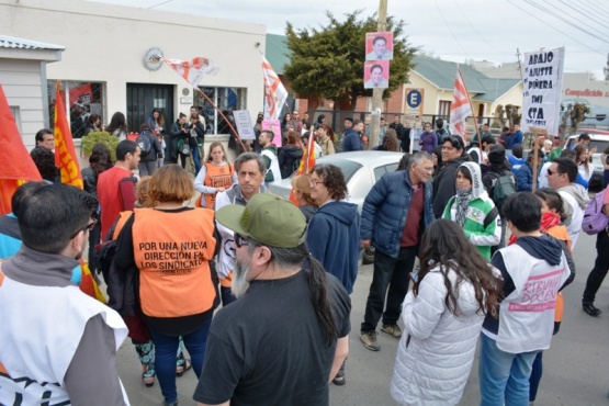 La MUS se manifestó en el marco del Día Mundial de Apoyo a Chile. (C. Robledo)