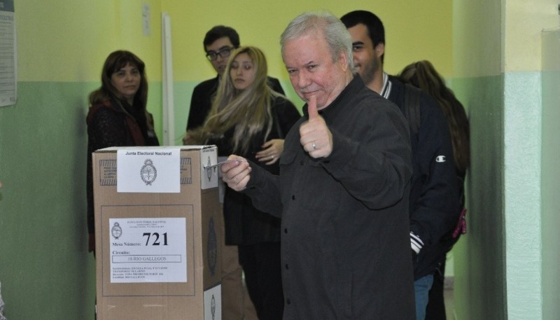 Daniel Peralta, candidato a intendente. 