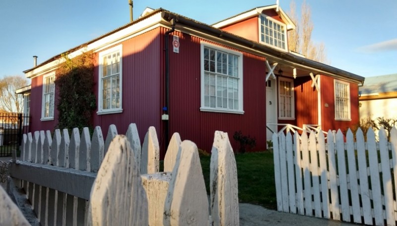 Casas típicas de la Patagonia. 