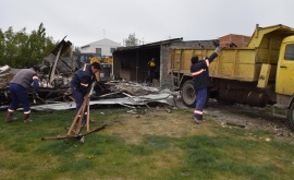 Municipio asistió a familia que perdió todo en un incendio