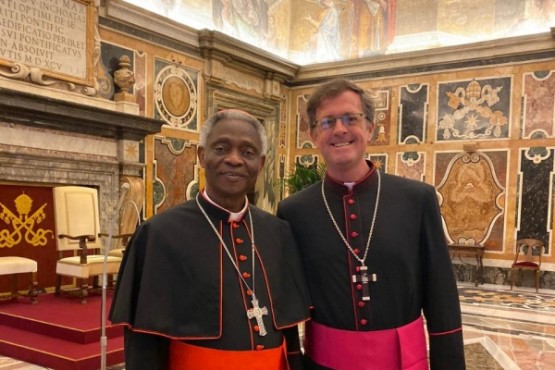 García Cuerva se encuentra en el Vaticano. 