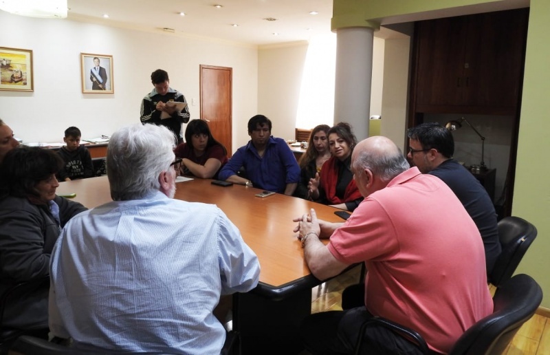 Reunión con el Intendente. 