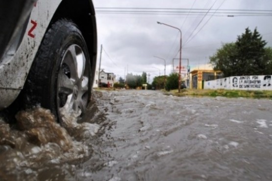 Ayer comenzaron las lluvias en Río Gallegos (Foto archivo).