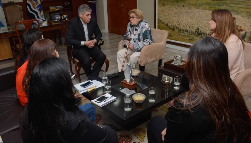 Pablo González recibió a Miryam Gorban.