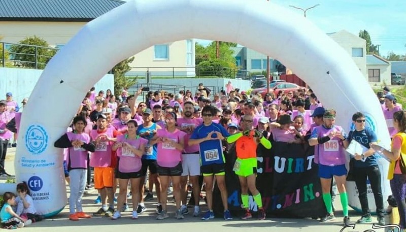 La segunda edición de la maratón saludable en Río Gallegos. 