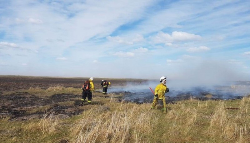 El incendio de campo registrado en Sarmiento fue controlado 