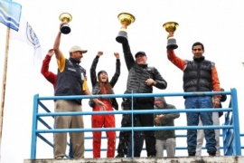 Festejaron bajo la lluvia