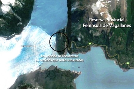 El lugar es un sector privilegiado dentro del PN Los Glaciares. 