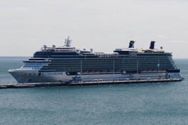 Uno de los Cruceros más lujosos del mundo llegó a Puerto Madryn