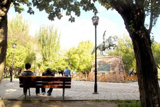 Plaza San Martín, símbolo de la ciudad. 