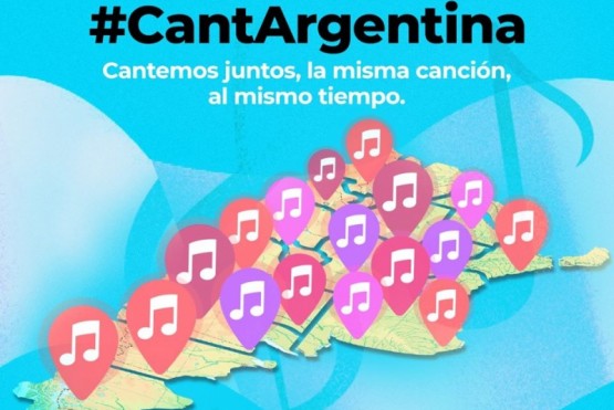 Canta junto el país.