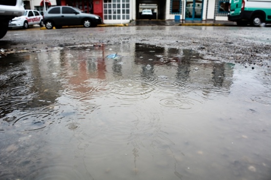 Alerta por lluvias en Río Gallegos y la zona sur de la provincia. (Foto C.R.)